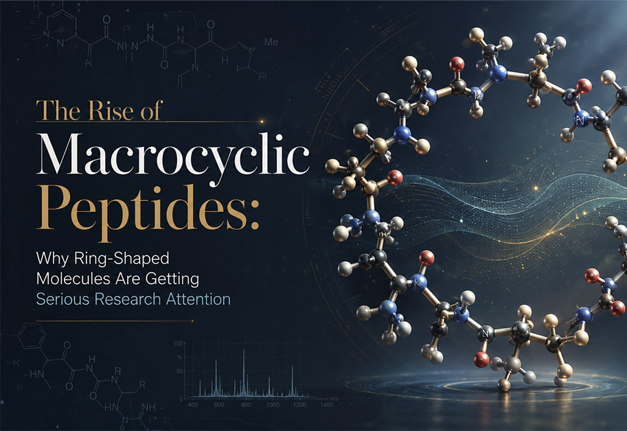 Cutting Edge Peptide Research: Emerging Technologies and Regulatory Considerations — editorial illustration